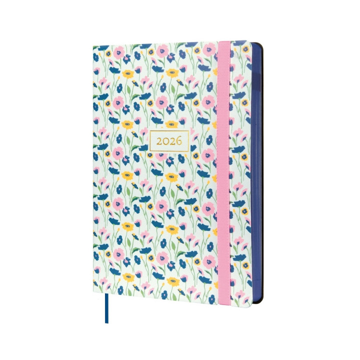 Finocam Flexi Joy Agenda en Catalan - Anual 2026 - Tapa Blanda - Formato FA5 - 151x23x214mm - 1 Dia por Pagina - Tematica de Fl