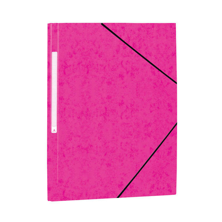 Mariola Carpeta de Carton Simil Prespan con Etiqueta en Lomo Folio 500gr/m2 - Medidas 34x25cm - Cierre con Goma Elastica - Colo