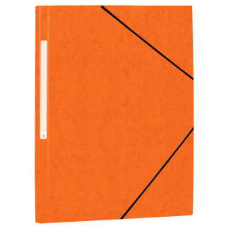 Mariola Carpeta de Carton Simil Prespan con Etiqueta en Lomo Folio 500gr/m2 - Medidas 34x25cm - Cierre con Goma Elastica - Colo