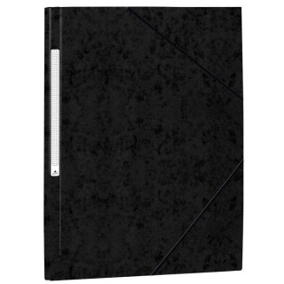 Mariola Carpeta de Carton Simil Prespan con Etiqueta en Lomo Folio 500gr/m2 - Medidas 34x25cm - Cierre con Goma Elastica - Colo