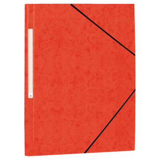 Mariola Carpeta de Carton Simil Prespan con Etiqueta en Lomo Folio 500gr/m2 - Medidas 34x25cm - Cierre con Goma Elastica - Colo