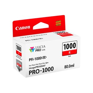 Canon pfi1000 rojo cartucho de tinta original - pfi1000r/0554c001