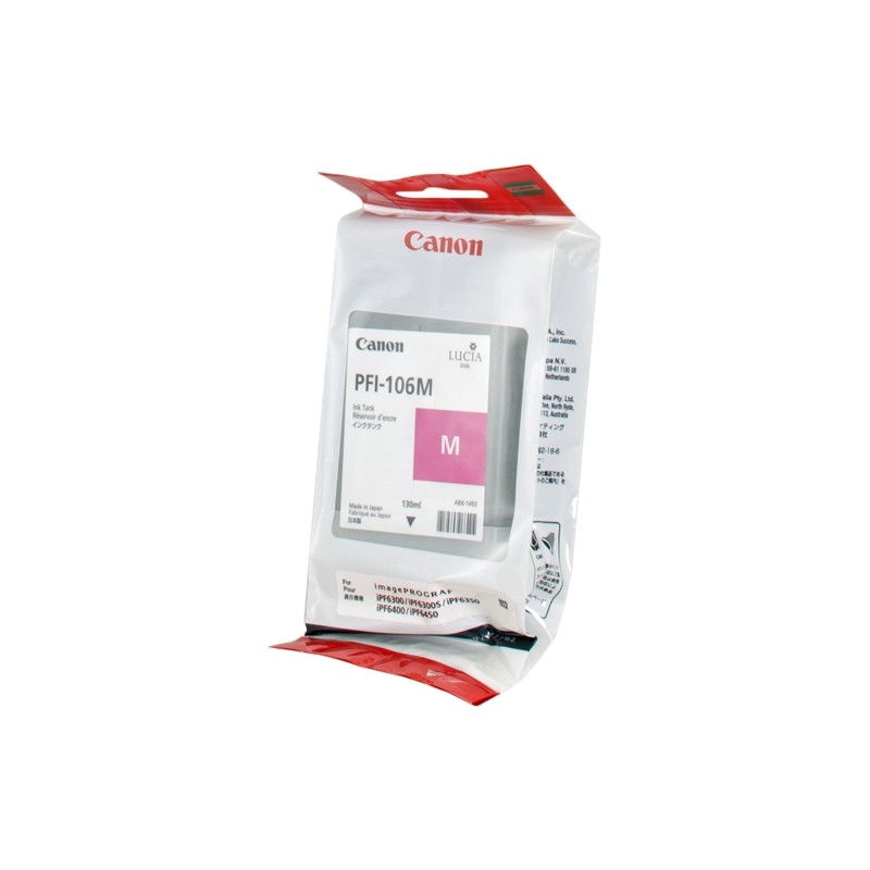 Canon pfi106 magenta cartucho de tinta original - pfi106m/6623b001 Canon pfi106 magenta cartucho de tinta original - pfi106m/6623b001