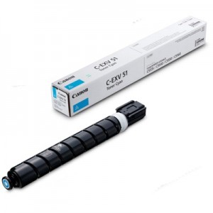 Canon c-exv51 cyan cartucho de toner original - 0482c002