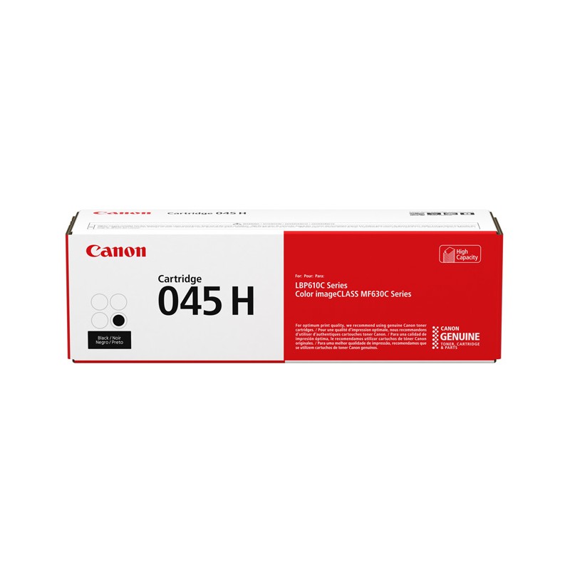 Canon 045h negro cartucho de toner original - 1246c002 Canon 045h negro cartucho de toner original - 1246c002