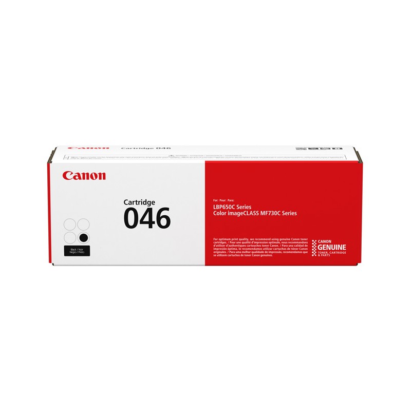 Canon 046 negro cartucho de toner original - 1250c002 Canon 046 negro cartucho de toner original - 1250c002