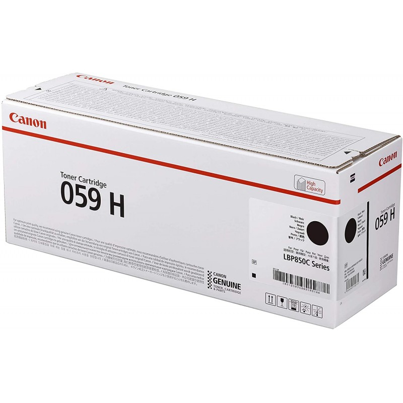 Canon 059h negro cartucho de toner original - 3627c001 Canon 059h negro cartucho de toner original - 3627c001