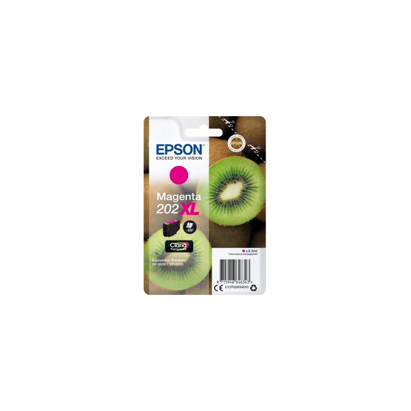Epson 202xl magenta cartucho de tinta original - c13t02h34010 Epson 202xl magenta cartucho de tinta original - c13t02h34010