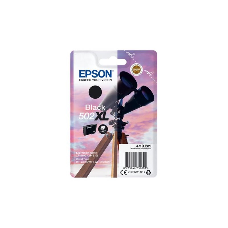 Epson 502xl negro cartucho de tinta original - c13t02w14010 Epson 502xl negro cartucho de tinta original - c13t02w14010