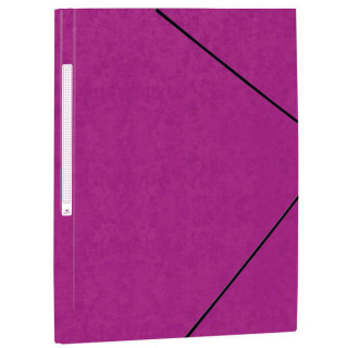 Mariola Carpeta de Carton Simil Prespan con Etiqueta en Lomo Folio 500gr/m2 - Medidas 34x25cm - Cierre con Goma Elastica - Colo