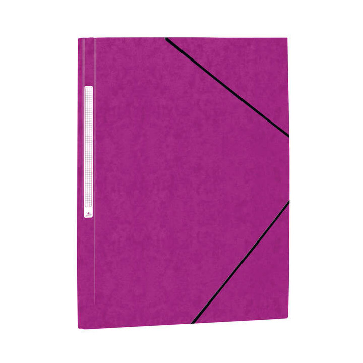 Mariola Carpeta de Carton Simil Prespan con Etiqueta en Lomo Folio 500gr/m2 - Medidas 34x25cm - Cierre con Goma Elastica - Colo