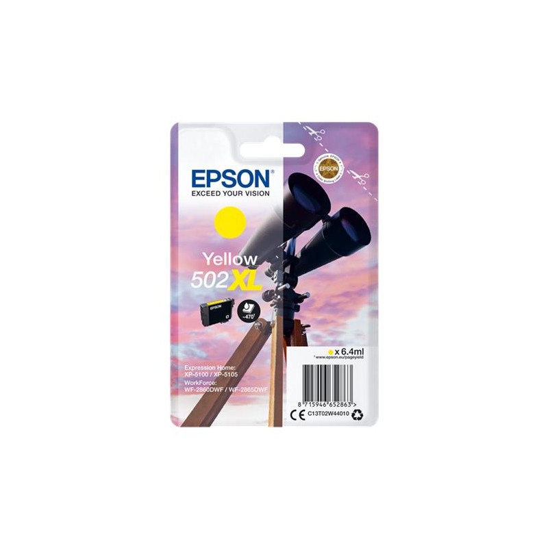 Epson 502xl amarillo cartucho de tinta original - c13t02w44010 Epson 502xl amarillo cartucho de tinta original - c13t02w44010