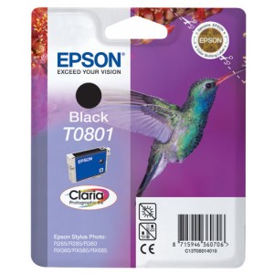 Epson t0801 negro cartucho de tinta original - c13t08014011