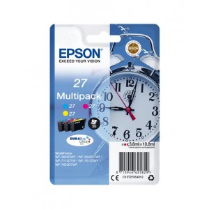 Epson t2705 (27) pack de 3 cartuchos de tinta originales - c13t27054012