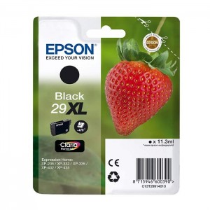 Epson t2991 (29xl) negro cartucho de tinta original - c13t29914012