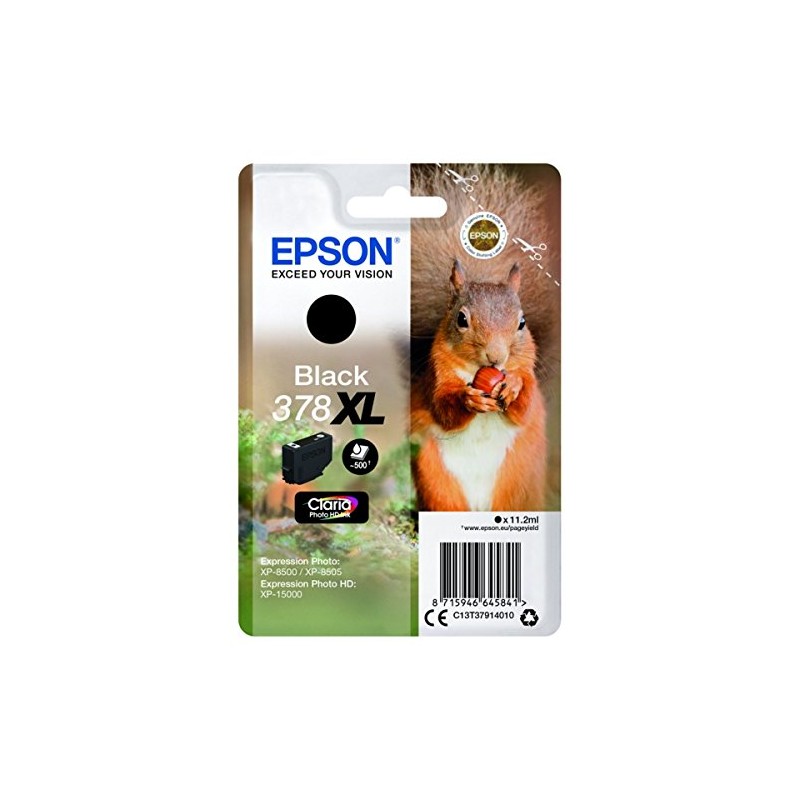 Epson 378xl negro cartucho de tinta original - c13t37914010 Epson 378xl negro cartucho de tinta original - c13t37914010