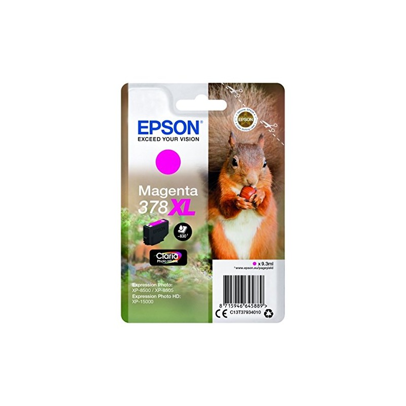 Epson 378xl magenta cartucho de tinta original - c13t37934010 Epson 378xl magenta cartucho de tinta original - c13t37934010