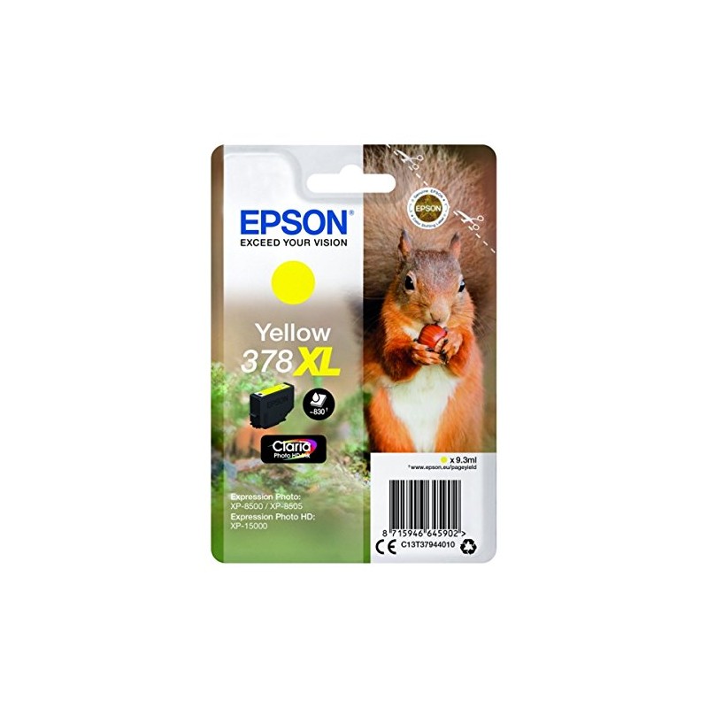Epson 378xl amarillo cartucho de tinta original - c13t37944010 Epson 378xl amarillo cartucho de tinta original - c13t37944010