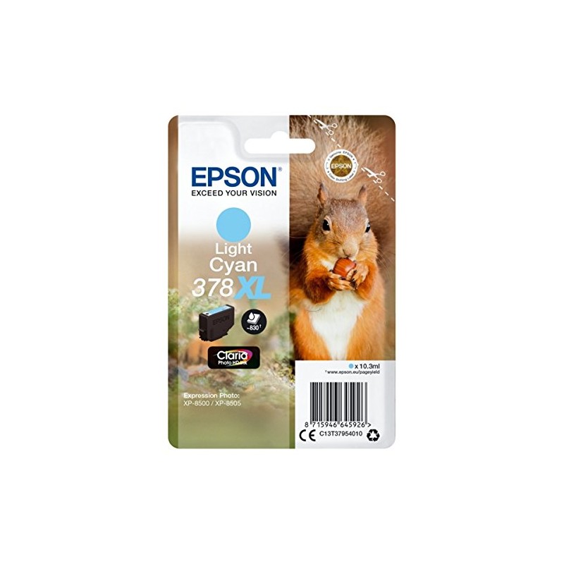 Epson 378xl cyan light cartucho de tinta original - c13t37954010 Epson 378xl cyan light cartucho de tinta original - c13t37954010