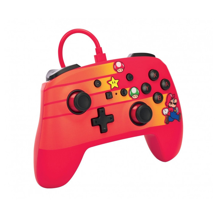 PowerA Mando con Cable Enhanced para Nintendo Switch - Speedster Mario