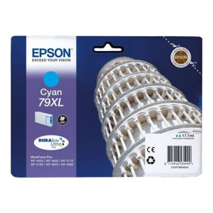Epson t7902 (79xl) cyan cartucho de tinta original - c13t79024010