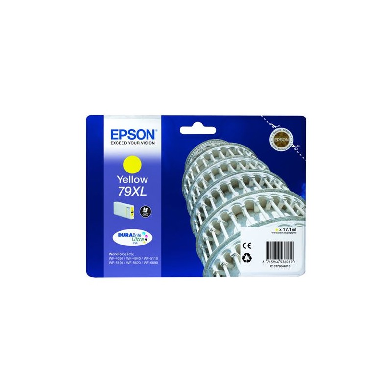 Epson t7904 (79xl) amarillo cartucho de tinta original - c13t79044010 Epson t7904 (79xl) amarillo cartucho de tinta original - c13t79044010