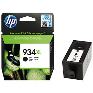 Hp 934xl negro cartucho de tinta original - c2p23ae