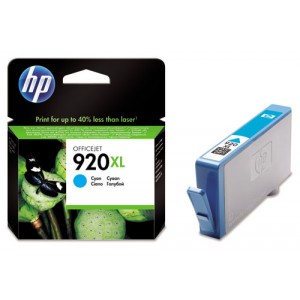 Hp 920xl cyan cartucho de tinta original - cd972ae