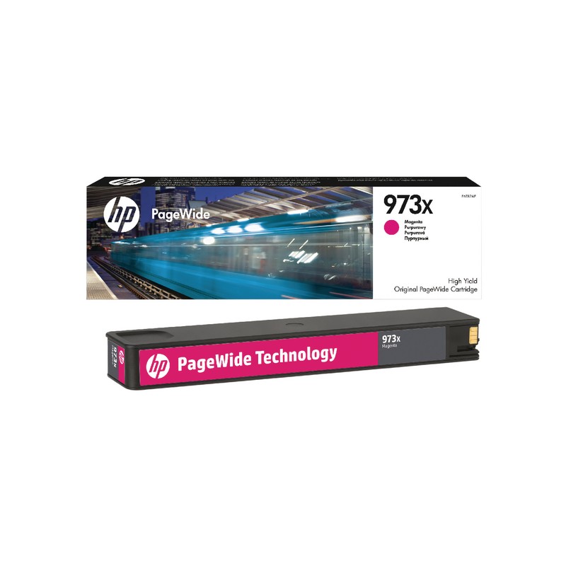 Hp 973x magenta cartucho de tinta original - f6t82ae Hp 973x magenta cartucho de tinta original - f6t82ae