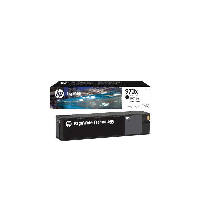 Hp 973x negro cartucho de tinta original - l0s07ae