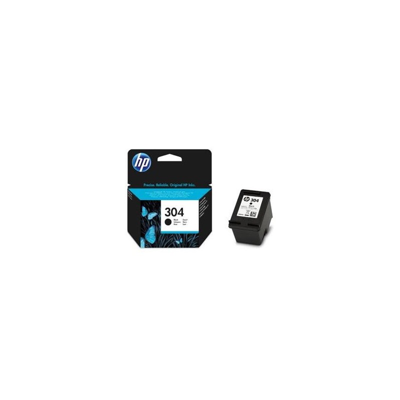 Hp 304 negro cartucho de tinta original - n9k06ae