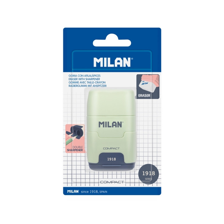 Milan Compact 1918 Afilaborra - Cuchilla de Acero de Seguridad - Colores Surtidos