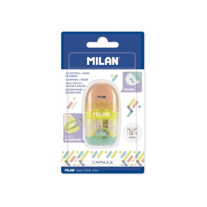 Milan Capsule New Look Afilaborra - Cuchilla de Acero de Seguridad - Colores Surtidos