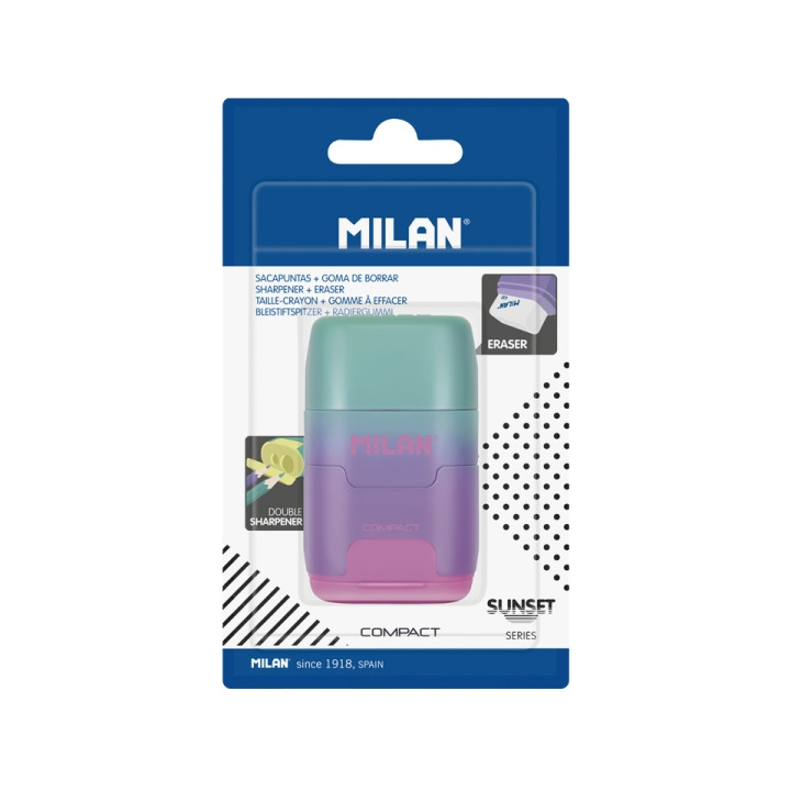 Milan Compact Sunset Afilaborra - Cuchilla de Acero de Seguridad - Color Violeta