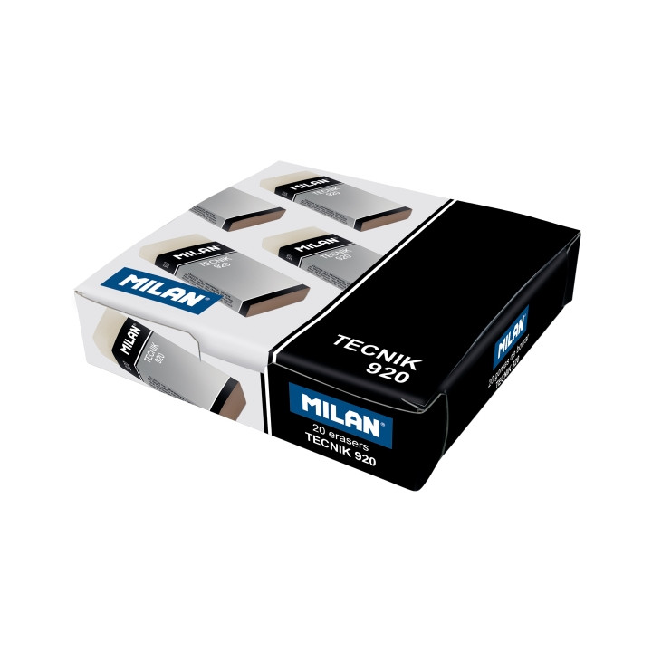 Milan Tecnik 920 Gomas de Borrar - Color Gris