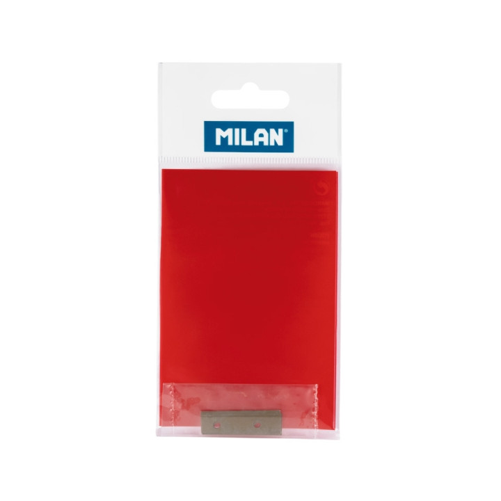 Milan Pack de 2 Cuchillas de Recambio para Sacapuntas Electrico - Compatibles con Los Modelos Bwm10375 y Bwm10149 - Color Gris