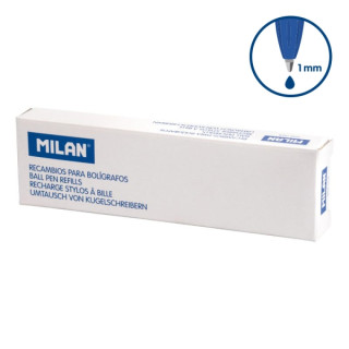 Milan P1 Touch Pack de 50 Recambios - Punta de 1mm - Color Azul
