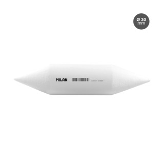MilanPack de 3 Difuminos - Diametro de 30mm - Recomendado para Bellas Artes - Color Blanco