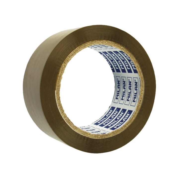 Milan Precinto de Embalaje - PP de Alta Resistencia - 50mm x 66m - Color Marron