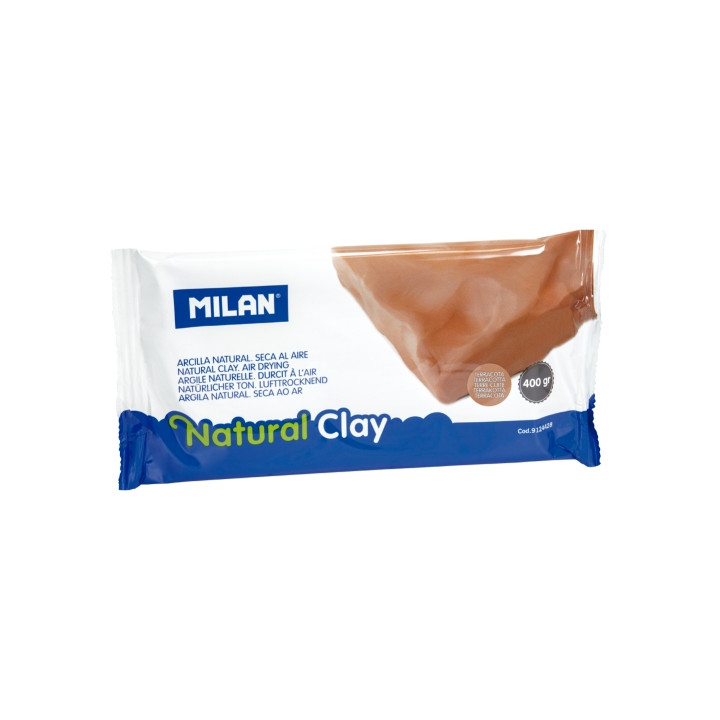 Milan Arcilla Natural - Seca al Aire - 400g - Color Terracota