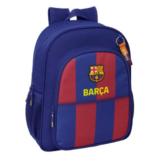 Safta F.C.Barcelona Mochila Infantil de 15L - Adaptable a Carro - 2 Compartimentos - Portabotellas - 32x38x12cm - Color Rojo y
