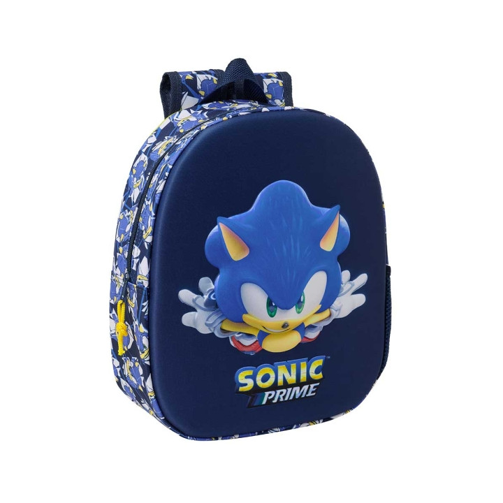 Safta Sonic Mochila 3D de 8.64L - Portabotellas - Tarjeta de Identificacion Personal - Hombreras Acolchadas - 27x33x10cm - Colo