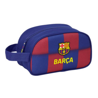 Safta F.C.Barcelona Neceser de 5L Portatodo - Adaptable a Carro - Asa de Mano - Cierre de Cremallera - 26x15x12cm - Color Rojo