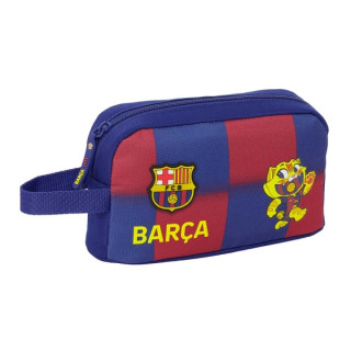 Safta F.C.Barcelona Bolsa Isotermica Porta Alimentos de 1.7L - Asa de Mano - Cierre de Cremallera - 21.5x12x6.5cm - Color Rojo