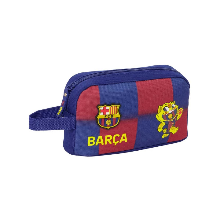Safta F.C.Barcelona Bolsa Isotermica Porta Alimentos de 1.7L - Asa de Mano - Cierre de Cremallera - 21.5x12x6.5cm - Color Rojo