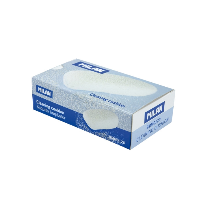 Milan Saquito Limpiador de Goma - 120g - Algodon Elastico - Color Blanco