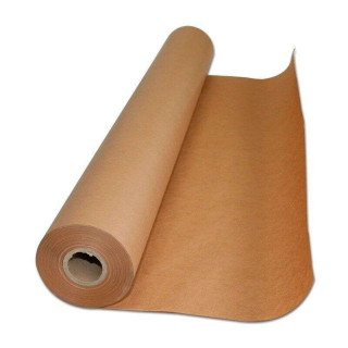 Fabrisa Rollo de Papel Kraft Verjurado 70gr 1x25m - Color Marron