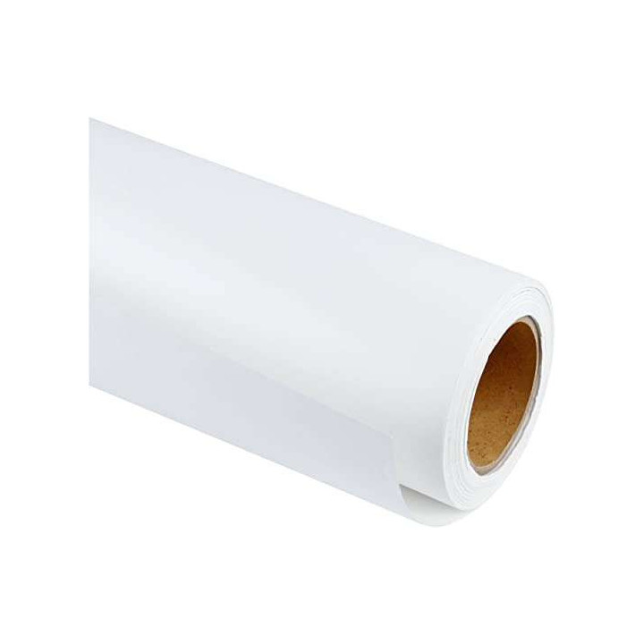 Fabrisa Rollo de Papel Kraft Verjurado 70gr 1x50m - Color Blanco