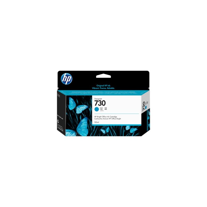 Hp 730 cyan cartucho de tinta original - p2v62a Hp 730 cyan cartucho de tinta original - p2v62a