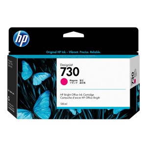 Hp 730 magenta cartucho de tinta original - p2v63a